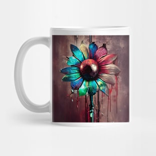 Metal Improbability Flower Mug